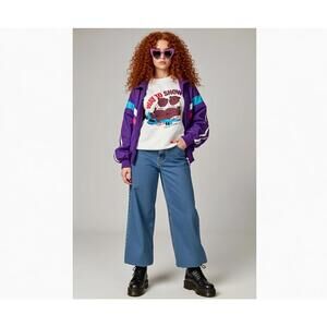 VTG US AIR Piedmont Airlines Womens Medium Teddy Bears 80s Americana USA Plane